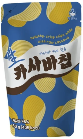 당연구소 생카사바칩 인도네시아 과자, 80g